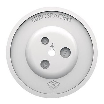 Eurospacers Spikbricka 4x60mm Vit 800st/kartong