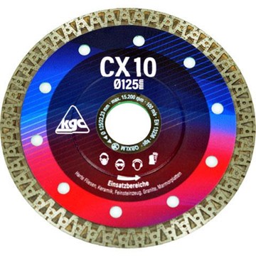 KGC DIAMANTKLINGA CX 10 D125 22,2MM