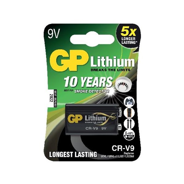 GPbatteries BATTERI LITHIUM 9V GP