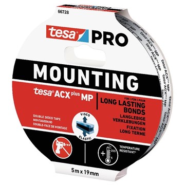 Tesa MONTERINGSTEJP PRO ACX+ MP 5M X 19MM