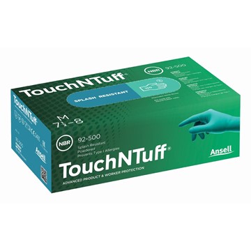 Ansell ENGÅNGSHANDSKE, PUDRAD, ANSELL TOUCH N TUFF 92-500