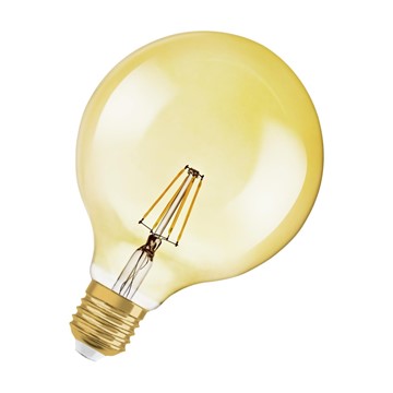 OSRAM LED-LAMPA RETRO GLOB DIM (51) E27 824 KLAR GOLD 6.5W OSRAM