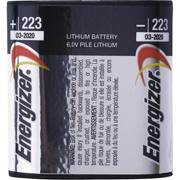 Energizer BATTERI LITHIUM 223/CR-P2 FOTO6V 1P ENERGIZER
