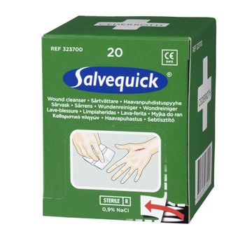 Salvequick SÅRTVÄTTARE REFILL 3237 20ST/FRP SALVEQUICK