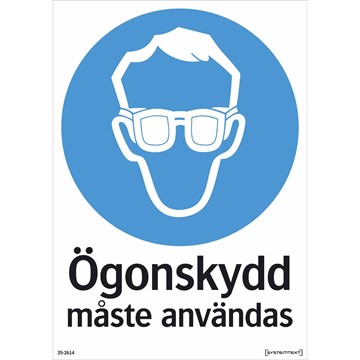 Systemtext PÅBUDSSKYLTAR, ANSIKTE/ÖGON