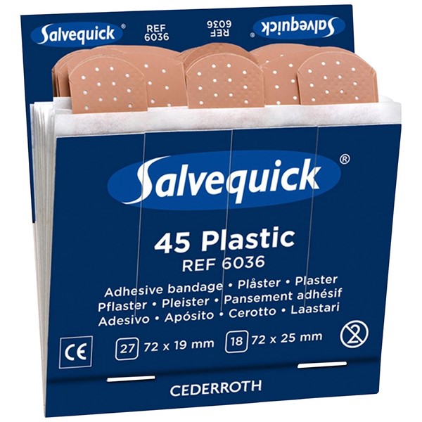 Salvequick PLÅSTERREFILL PLAST 6036 SALVEQUICK