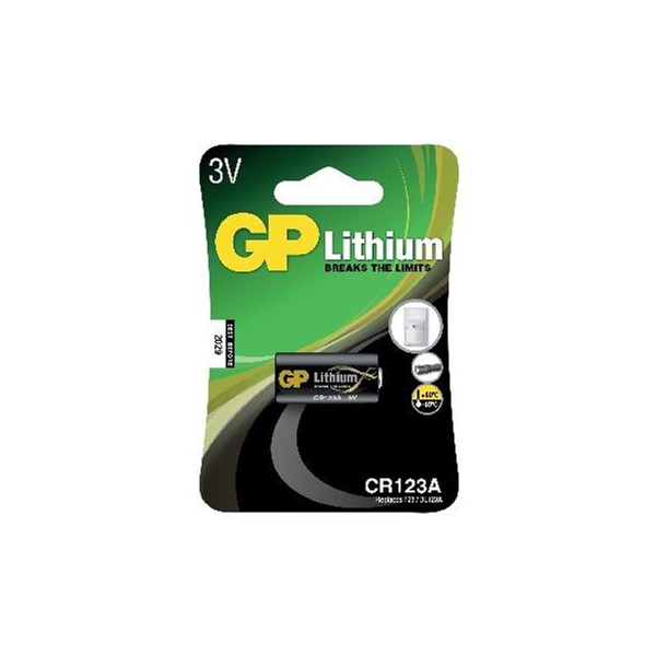 GPbatteries BATTERI LITHIUM FOTO CR123A 1-PACK