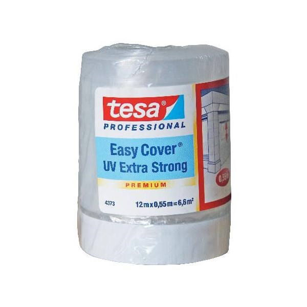Tesa MASKERINGSFOLIE 550MM X 12M EASY COVER UV EXTRA STARK