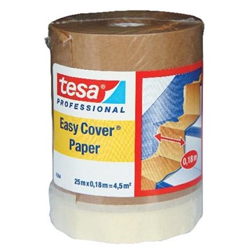 Tesa MASKERINGSPAPPER 180MM X 2 M EASY COVER