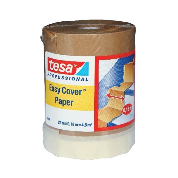 Tesa MASKERINGSPAPPER 180MM X 2 M EASY COVER
