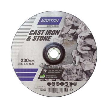 Norton KAPSKIVA CAST&STONE C24T T41 230X2,5X22
