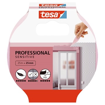 Tesa MASKERINGSTEJP 56260 TESA PROFESSIONAL SENSITIVE 25MM 25