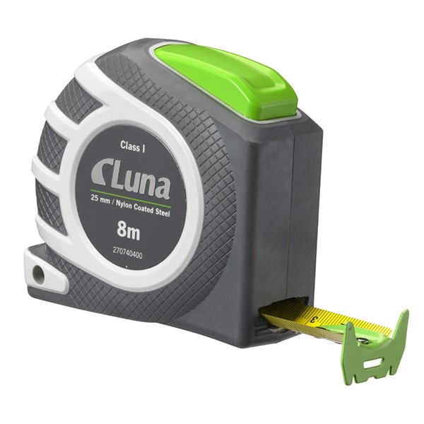 Luna Tools | Elverktygstillbehör, handverktyg & verktygssäkring MÄTBAND LUNA AUTO LOCK 8M KLASS I