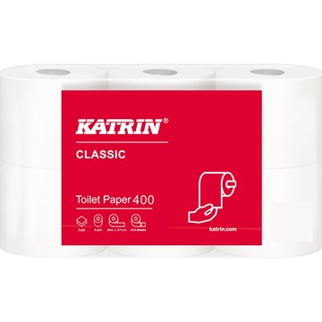 Katrin TOALETTPAPPER CLASSIC 104834 KATRIN 400 2-LAGER