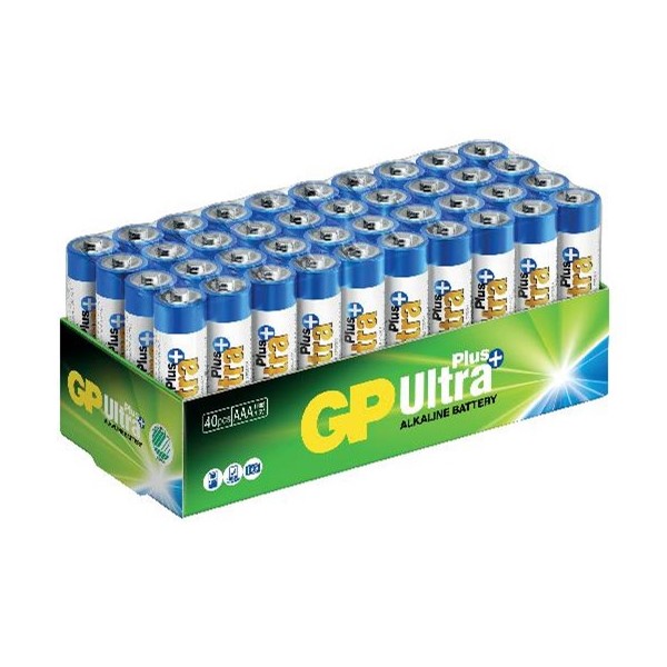 GPbatteries BATTERI ULTRA PLUS LR03/AAA 40-PACK