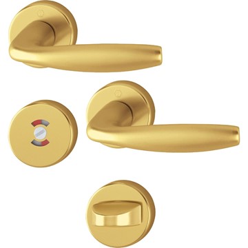 SWEDOOR TRYCKE NEW YORK MED WC-VRED GOLD, QUICK-FIT