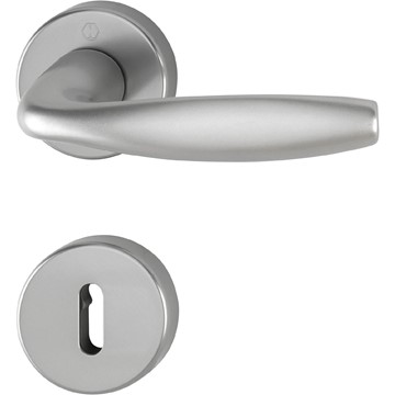 SWEDOOR TRYCKE NEW YORK MED NYCKELSKYTSTAINLESS, QUICK-FIT