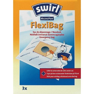 Swirl DAMMSUGARPÅSE SWIRL FLEXI BAG 3-PACK