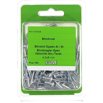 ESSVE Blindnit Alu 4,0x8mm 100st/pkt