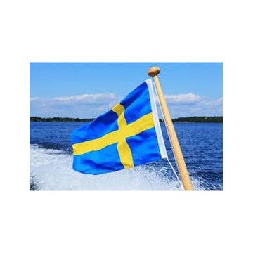 Flagmore Båtflagga Sverige 90x56cm