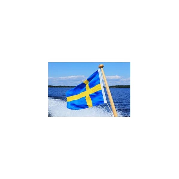 Flagmore Båtflagga Sverige 50x31cm