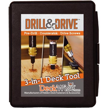 Deckwise PLUGGBORR DRILL & DRIVE 3,2-9,5 MM
