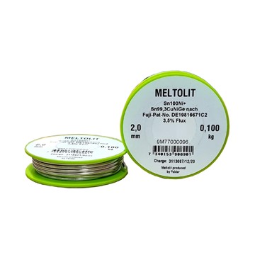 Meltolit LÖDTRÅD MELTOLIT SN100NI+ RA CLEAR 2MM 100G