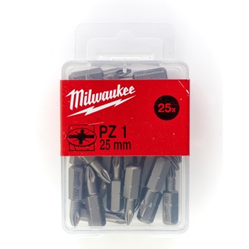Milwaukee BITS PZ1 X 25MM 25P