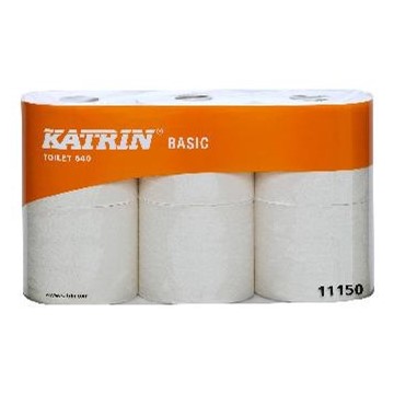 Katrin TOALETTPAPPER BASIC 640 KATRIN 1-LAGER 6PACK