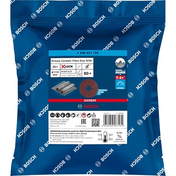 Bosch FIBERRONDELL R781 XL 115MM K80 25ST