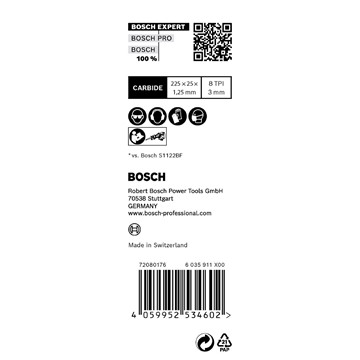 Bosch TIGERSÅGBLAD S1155CHC METAL 10ST