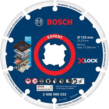 Bosch DIAMANTKAPSKIVA FÖR METALL XLOCK 125MM
