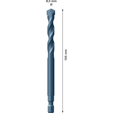 Bosch BORR POWERCHANGE CARBIDE 8,5X105MM