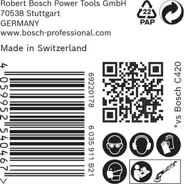 Bosch SLIPARK EXC NET K100 225MM 25ST EXPERT