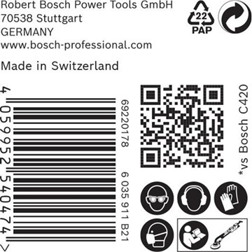 Bosch SLIPARK EXC NET EXPERT K120 225MM 25ST