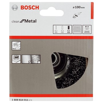 Bosch TOPPBORSTE 100MM