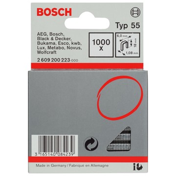 Bosch KLAMMER TYP 55 18MM 1000ST