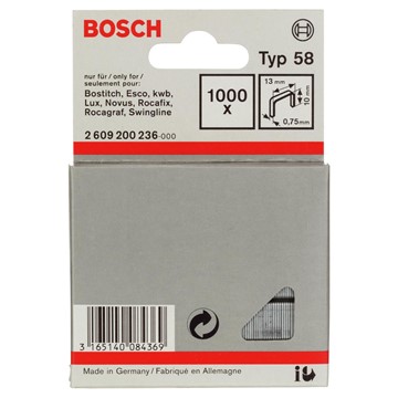 Bosch KLAMMER TYP 58 10MM 1000ST