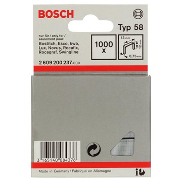 Bosch KLAMMER TYP 58 12MM 1000ST
