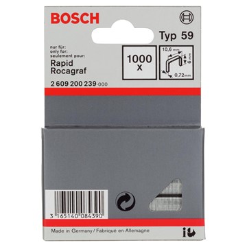 Bosch KLAMMER TYP 59 6MM 1000ST