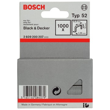 Bosch KLAMMER TYP 52 12MM 1000ST