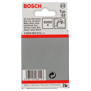 Bosch KLAMMER TYP 53 12MM 5000ST