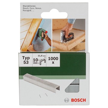 Bosch KLAMMER TYP 53 11,4X0,74X10MM 1000ST GL