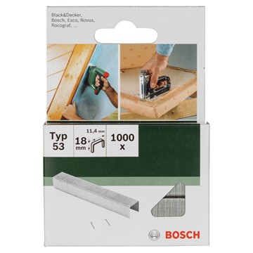 Bosch KLAMMER TYP 53 11,4X0,74X18MM 1000ST GL