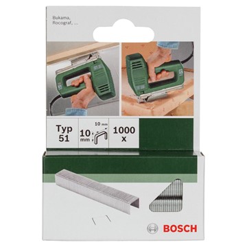 Bosch KLAMMER TYP 51 10X1X10MM 1000ST GL