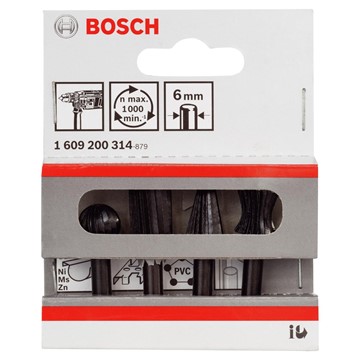 Bosch FRÄSFILAR METALL 6MM 4ST