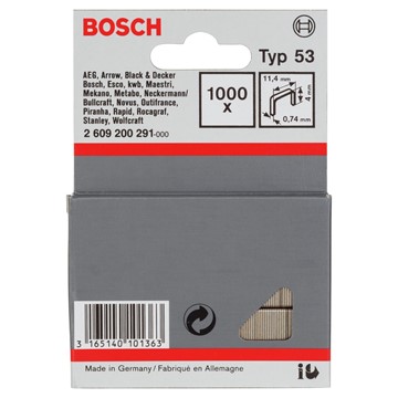 Bosch KLAMMER TYP 53 4MM 1000ST