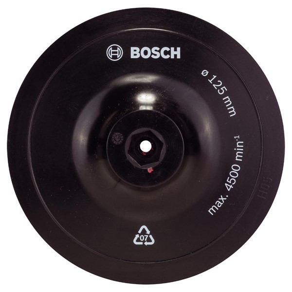 Bosch SLIPTALLRIK GUMMI 125MM SK 8MM 1609200154