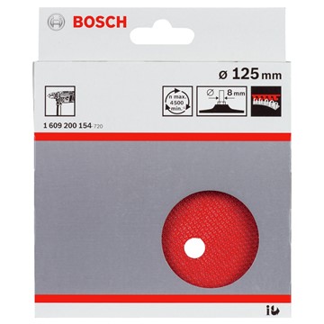 Bosch SLIPTALLRIK GUMMI 125MM SK 8MM 1609200154
