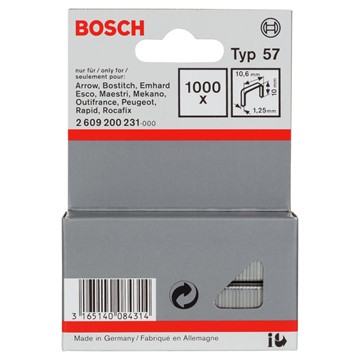 Bosch KLAMMER TYP 57 10MM 1000ST